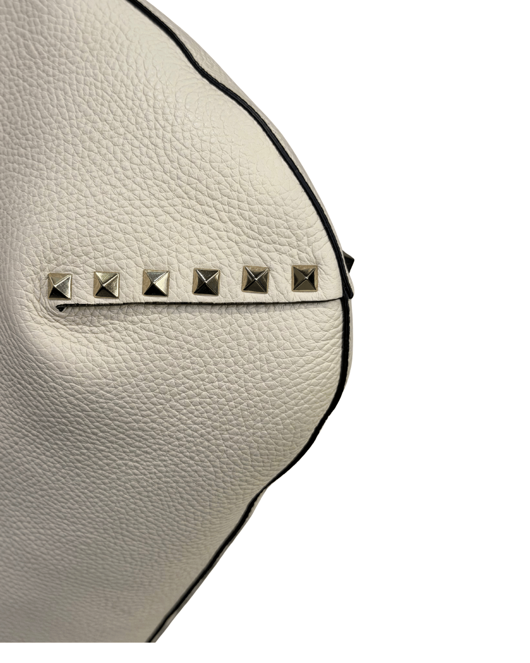 VALENTINO HOBO BAG CREMA BORCHIE