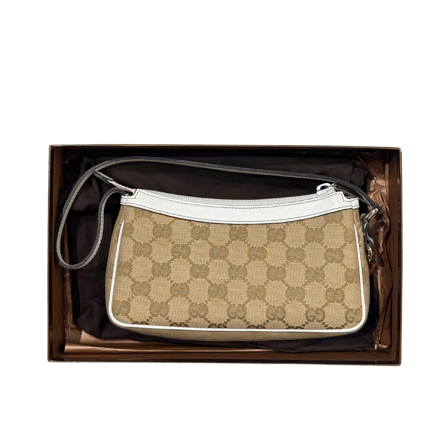 POCHETTE GUCCI RIFINITURE BIANCHE