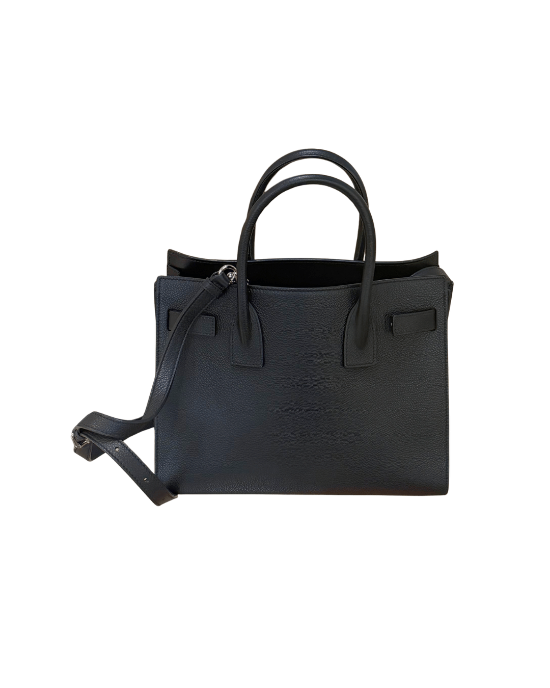 SAC DE JOUR SMALL NERA YSL PELLE MARTELLATA