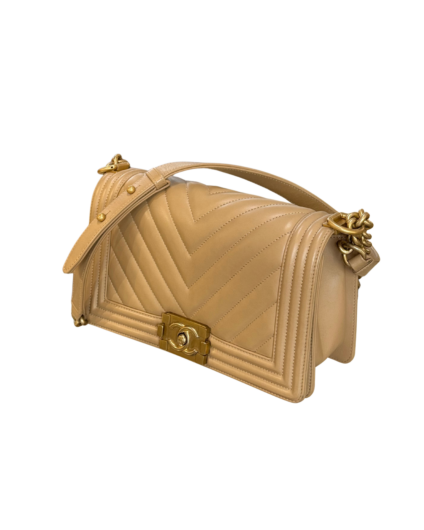 CHANEL BOY BEIGE
