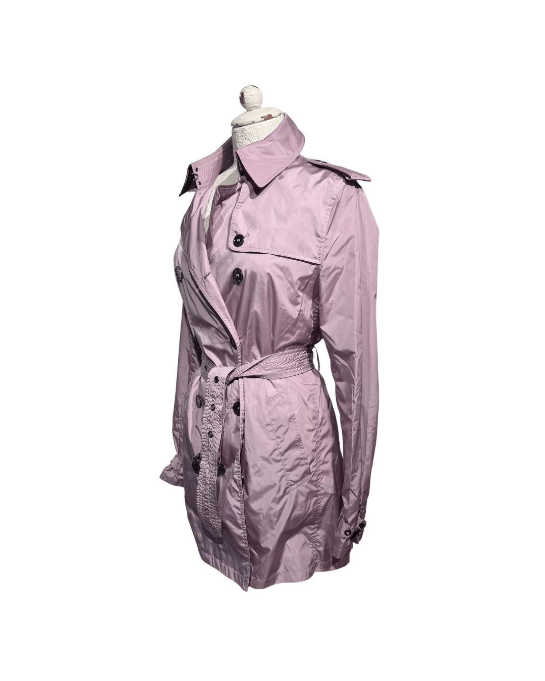 IMPERMEABILE BURBERRY LILLA Tg 40