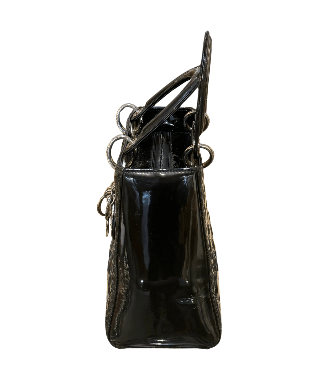 LADY DIOR MEDIA VERNIS NERA HARDWARE ARGENTO