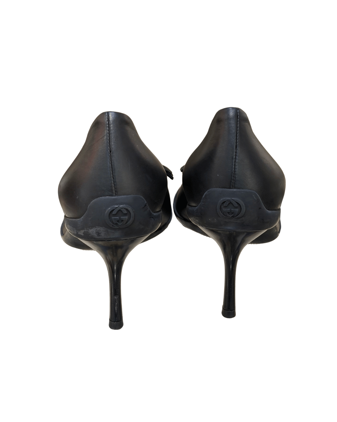 DECOLLETE GUCCI NERE DETTAGLIO BAMBU Nr 38