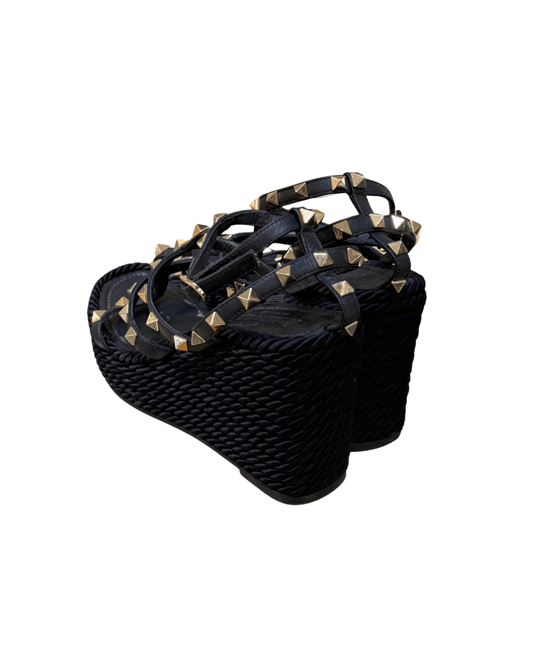 SANDALI CON ZEPPA E BORCHIE VALENTINO Nr 36