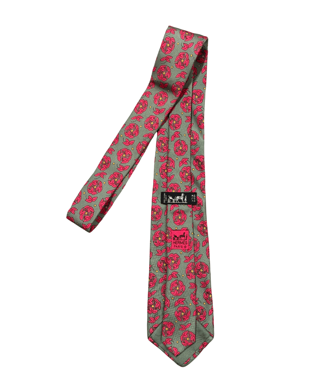 CRAVATTA HERMES VERDE SALVIA
