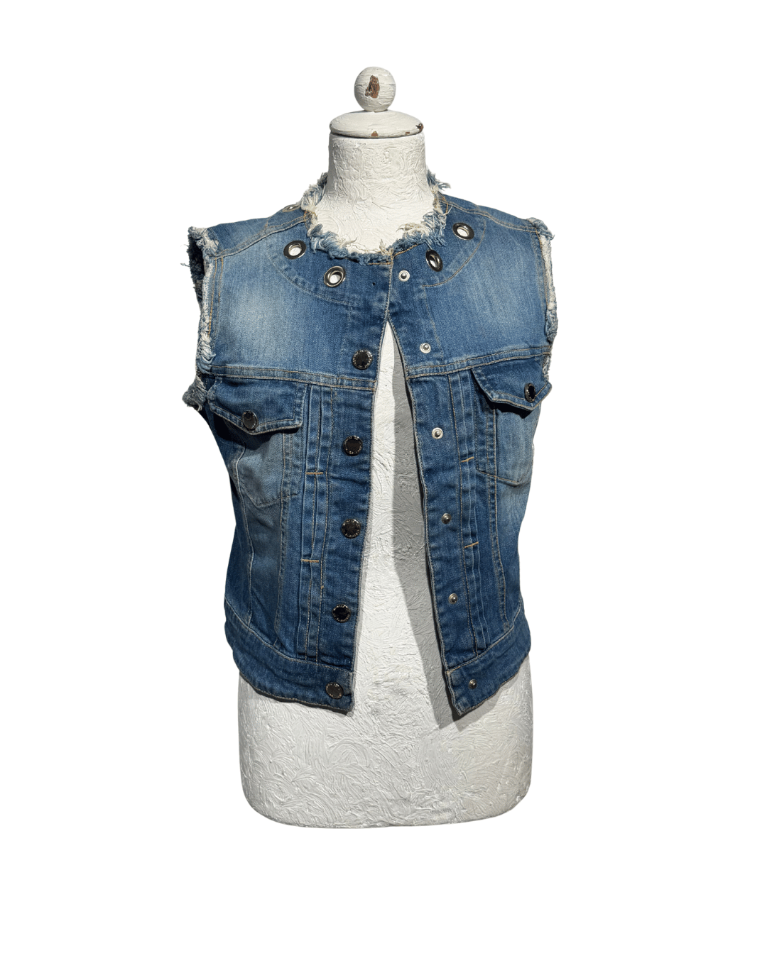 GILET DENIM ELISABETTA FRANCHI Tg 44