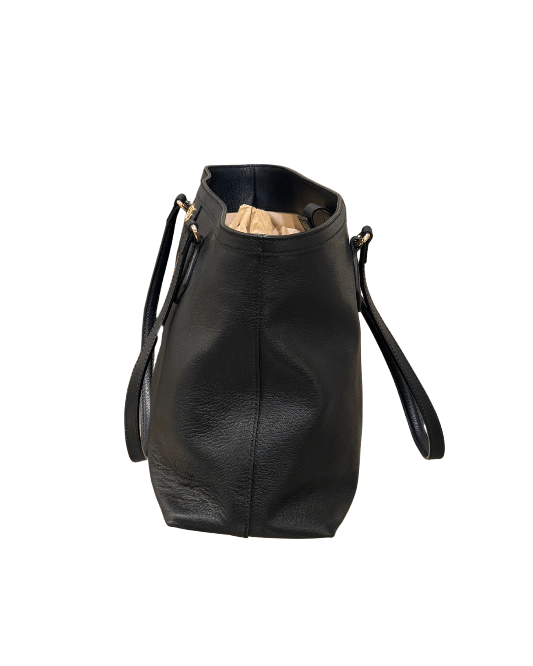 SHOPPER GUCCI OPHIDIA PELLE NERA FASCIA WEB