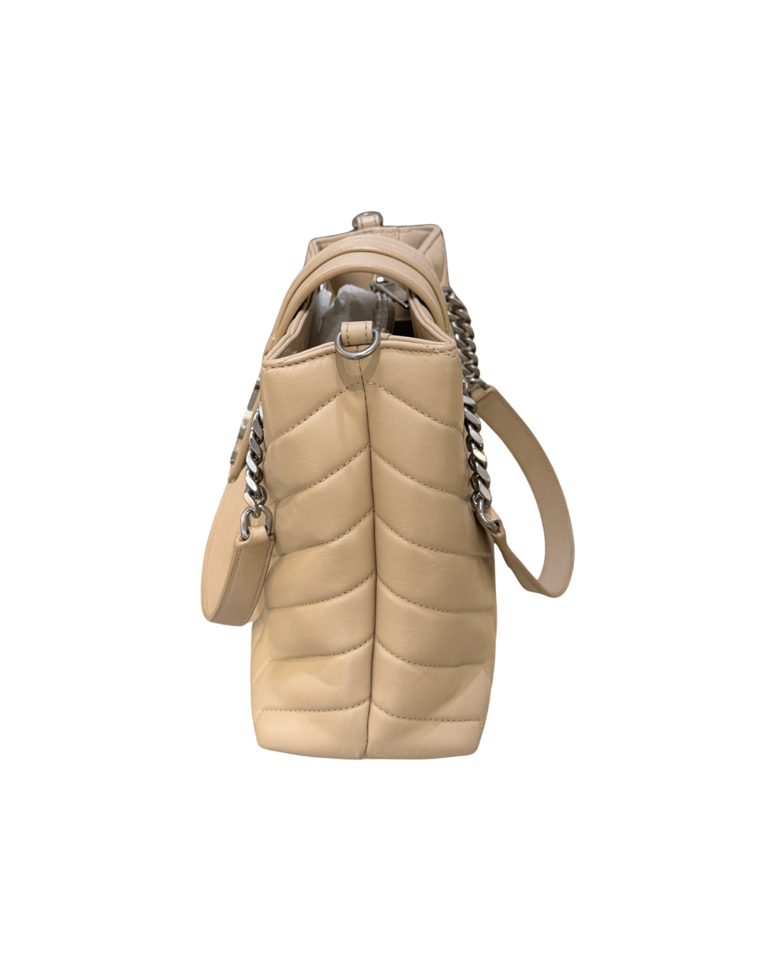 LOULOU SHOPPING BAG YSL COLOR NUDE
