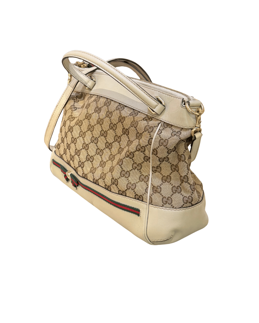 GUCCI JOY BOSTON TELA GG SUPREME RIFINITURE AVORIO