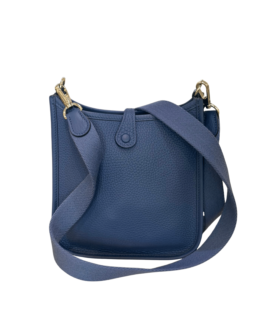 MINI EVELYNE HERMES BLU ALVIO