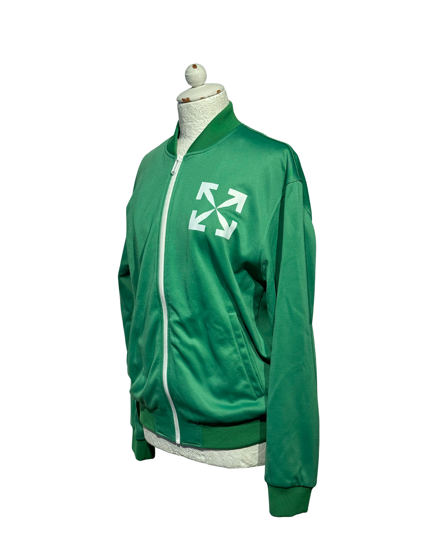 FELPA OFF WHITE VERDE UOMO