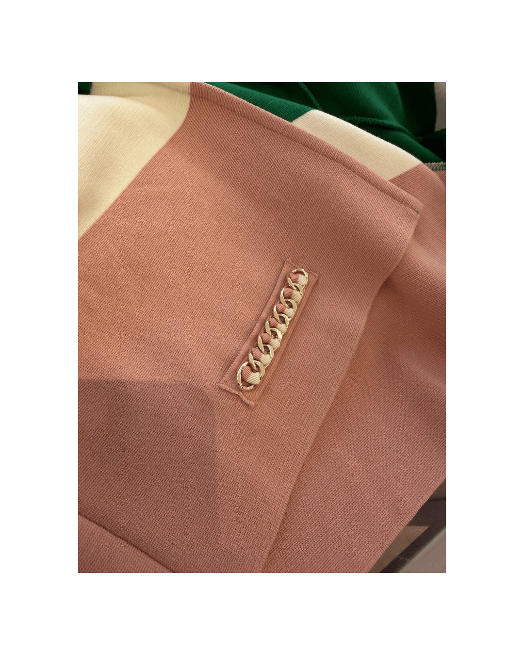 CARDIGAN TRICOLORE ELISABETTA FRANCHI Tg 40
