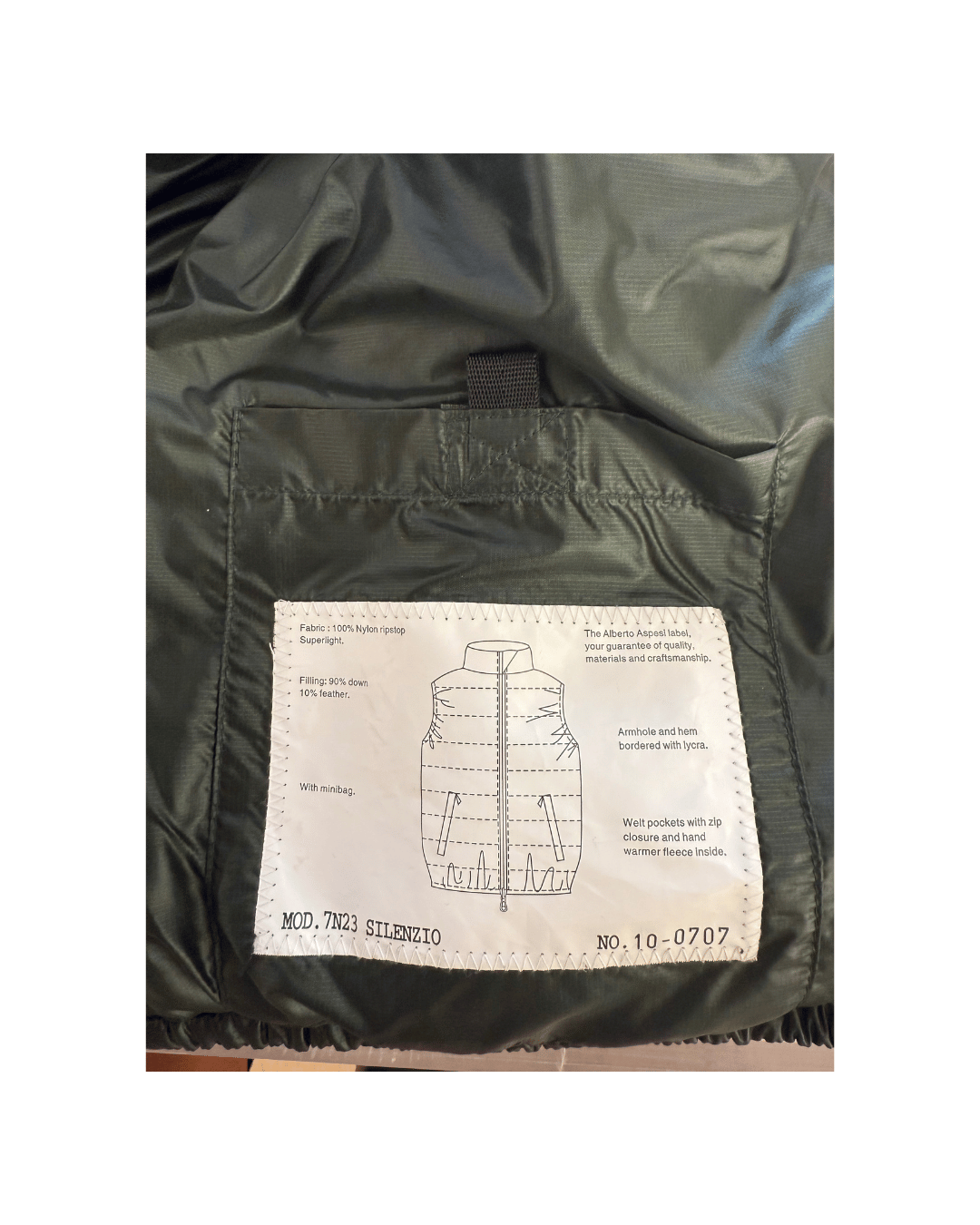 GILET IMBOTTITO ASPESI VERDE SCURO