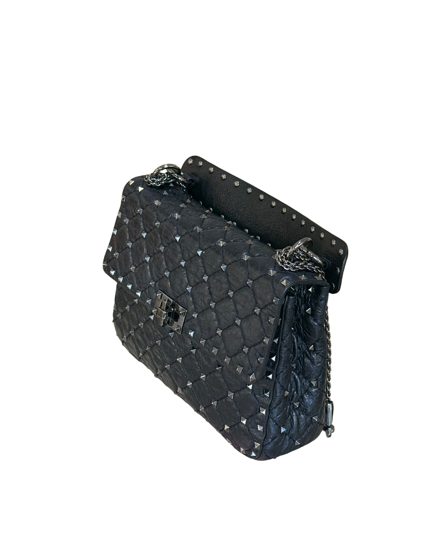 VALENTINO SPIKE MEDIA NERA