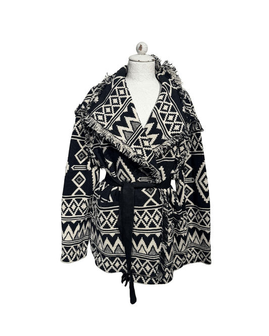 CARDIGAN ISABEL MARANT BIANCO E NERO