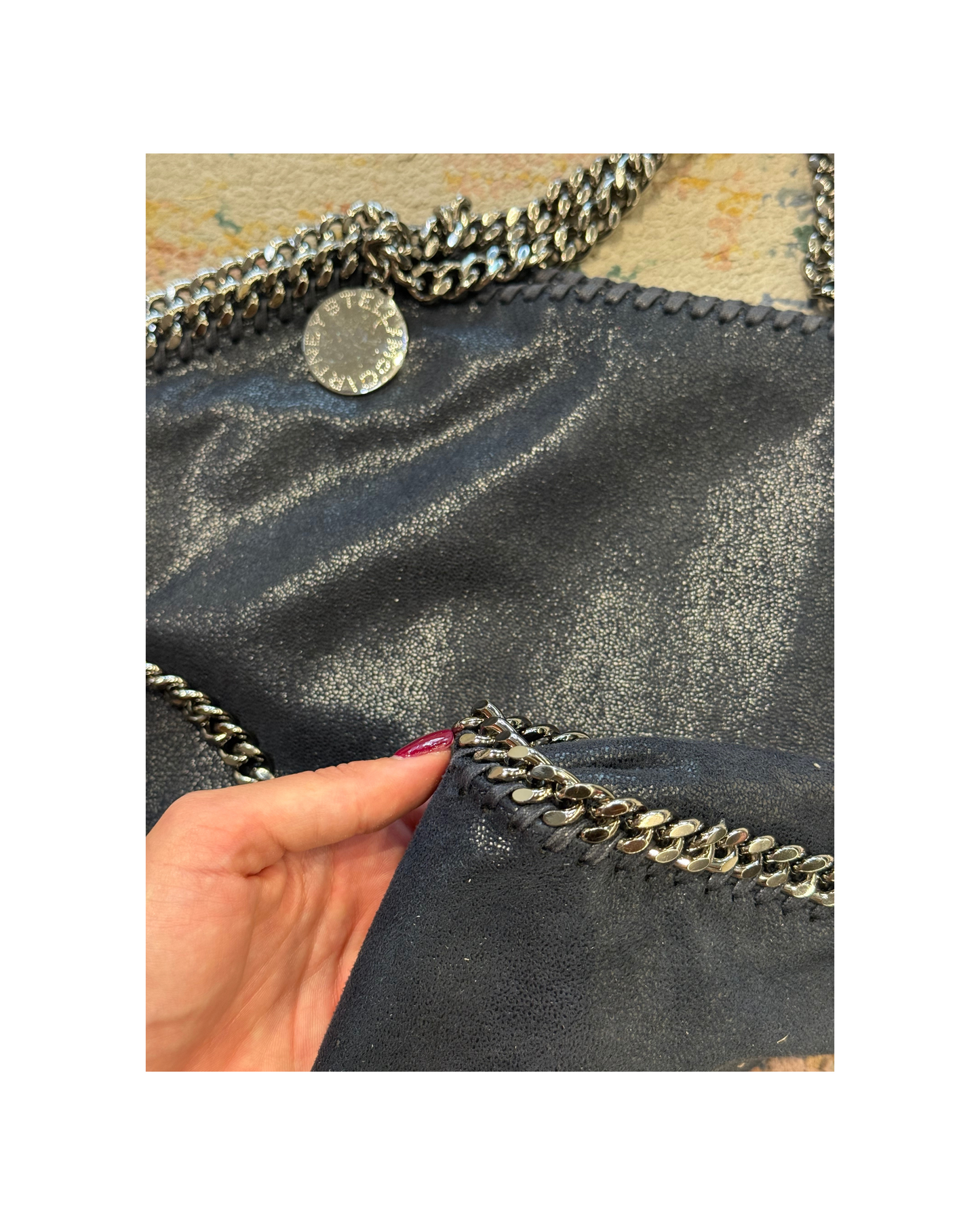 FALABELLA TRE CATENE BLU SCURO
