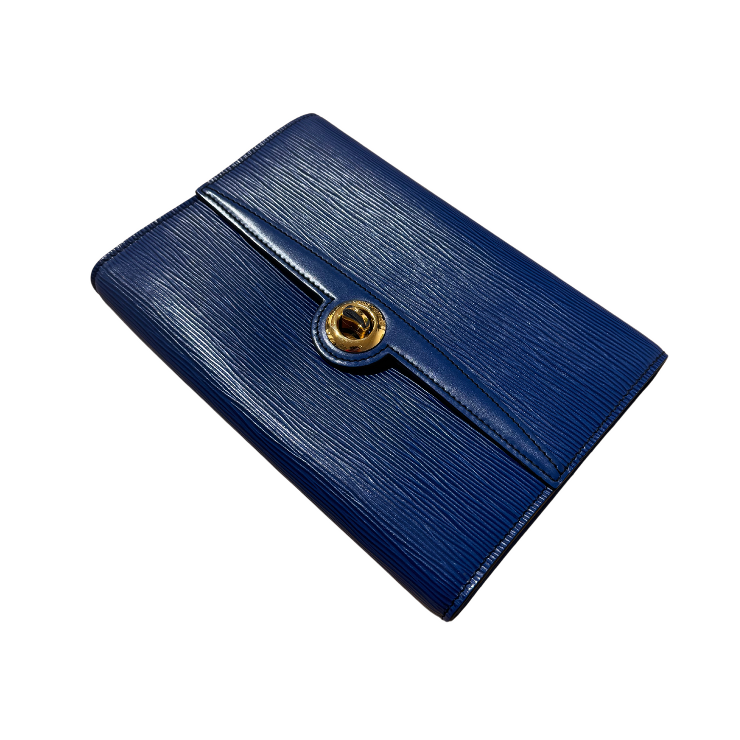 POCHETTE LOUIS VUITTON BLU PELLE EPI