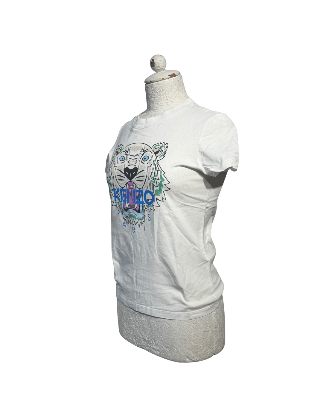 TSHIRT KENZO BIANCA TIGRE Tg XS