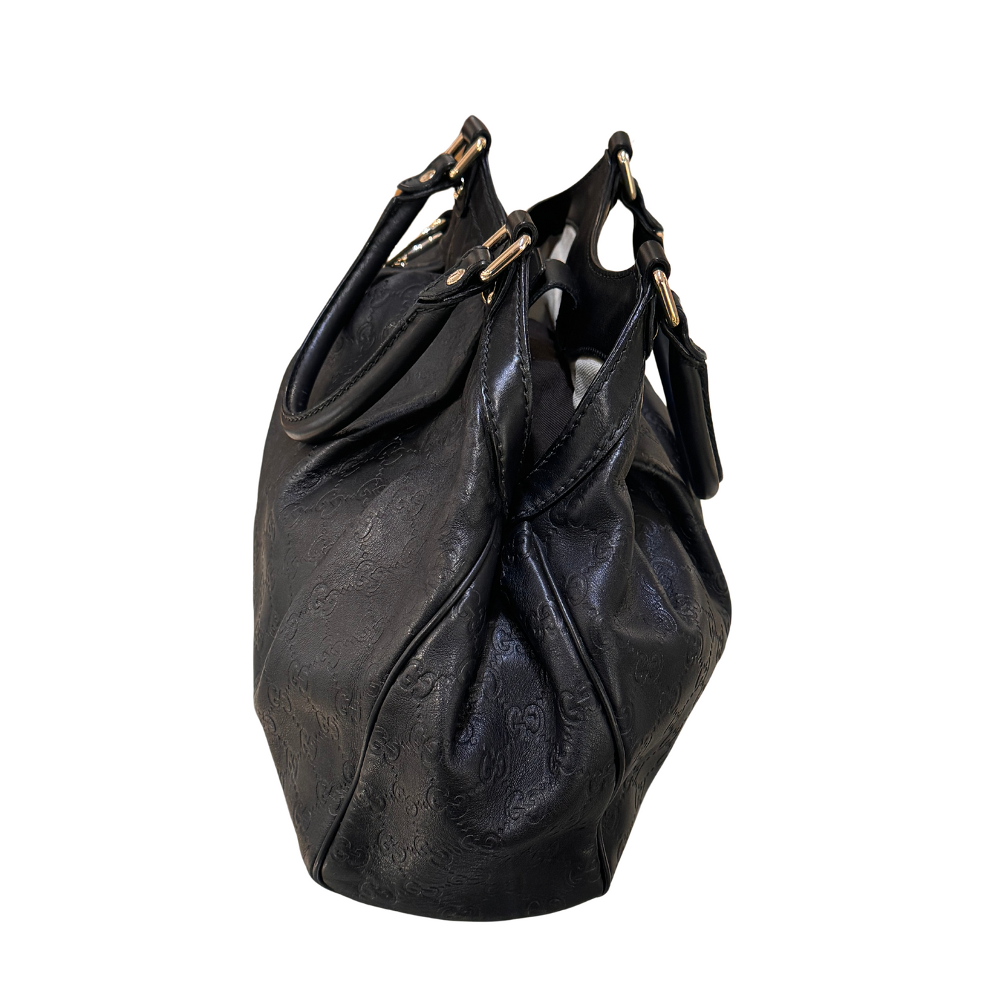 BORSA GUCCI NERA IN PELLE