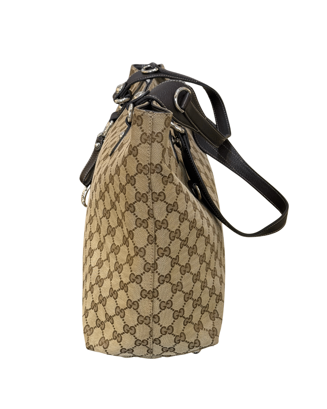 SHOPPER GUCCI GG SUPREME CON CHARM STAFFA