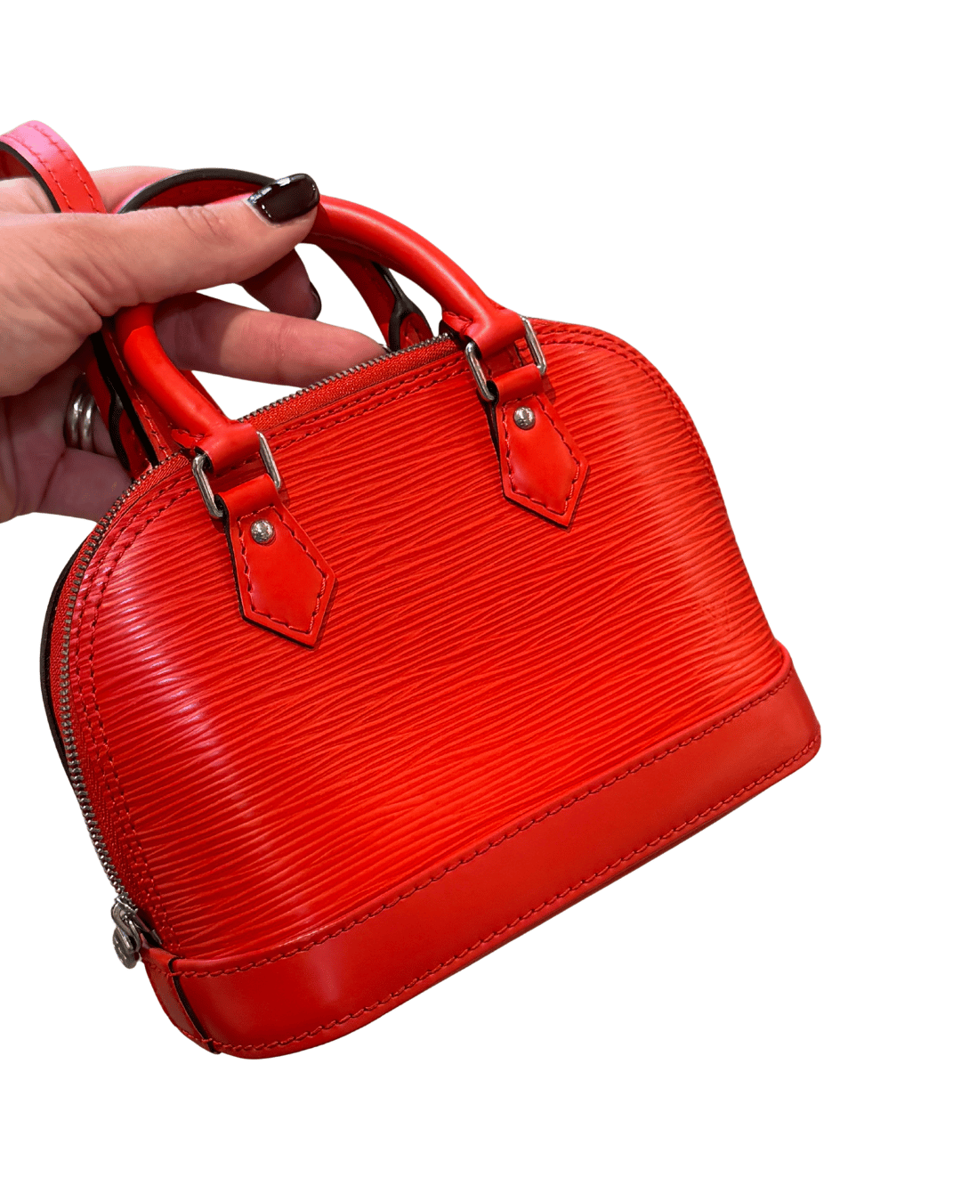 ALMA MINI PELLE EPI CORALLO LOUIS VUITTON