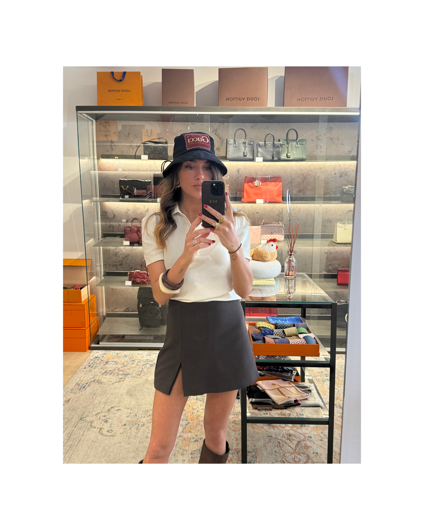 CAPPELLO GUCCI NERO