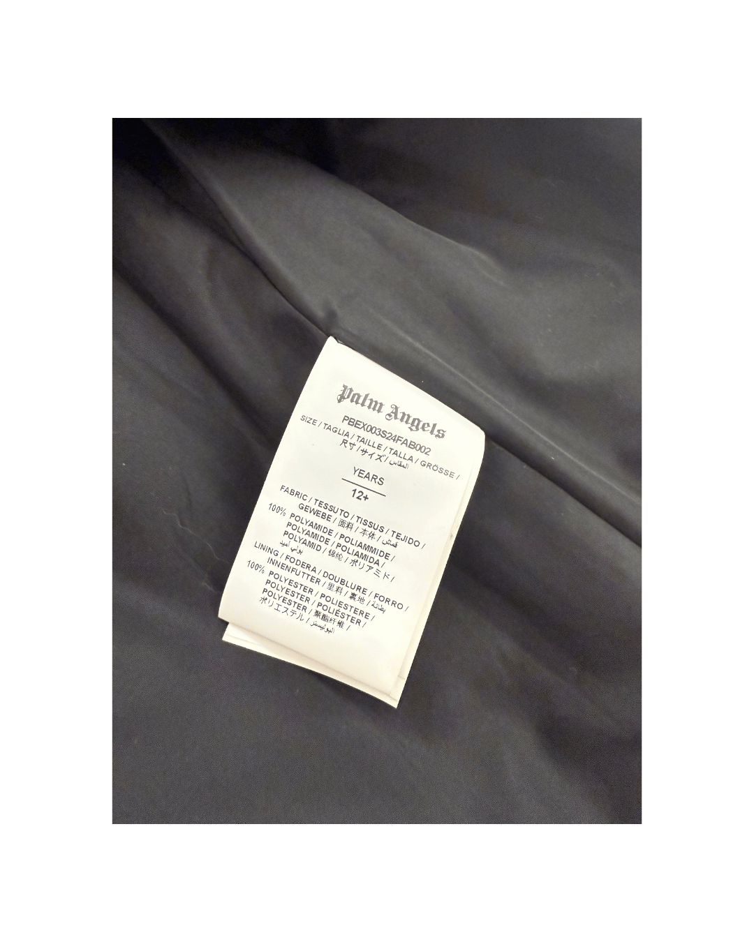 COMPLETO PALM ANGELS NERO