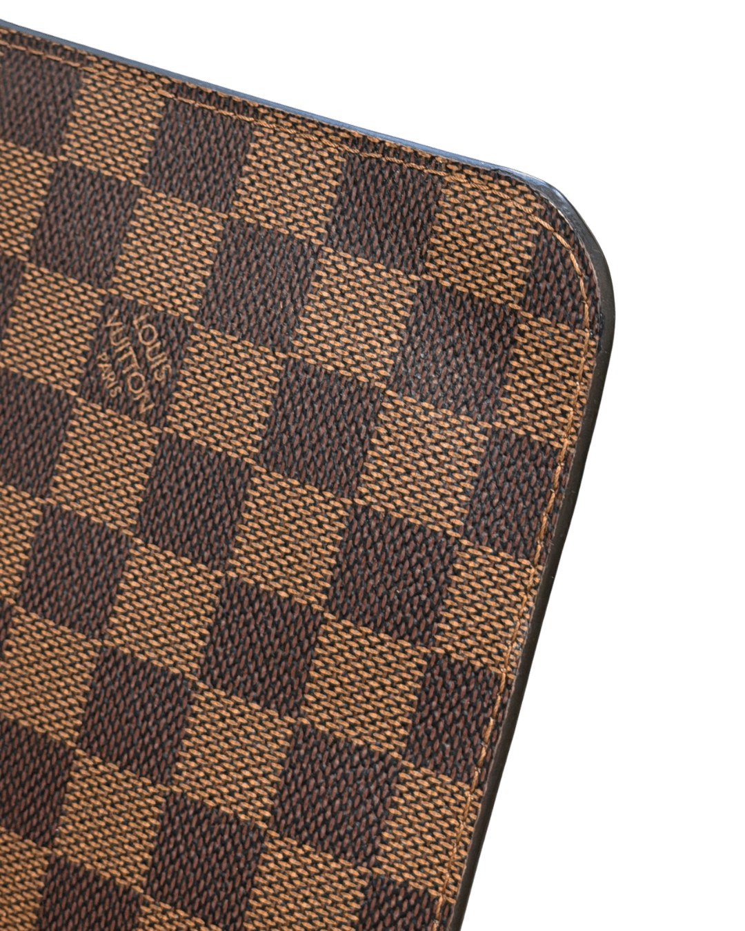 POCHETTE PIATTA DAMIER EBENE INTERNO ROSA BABY