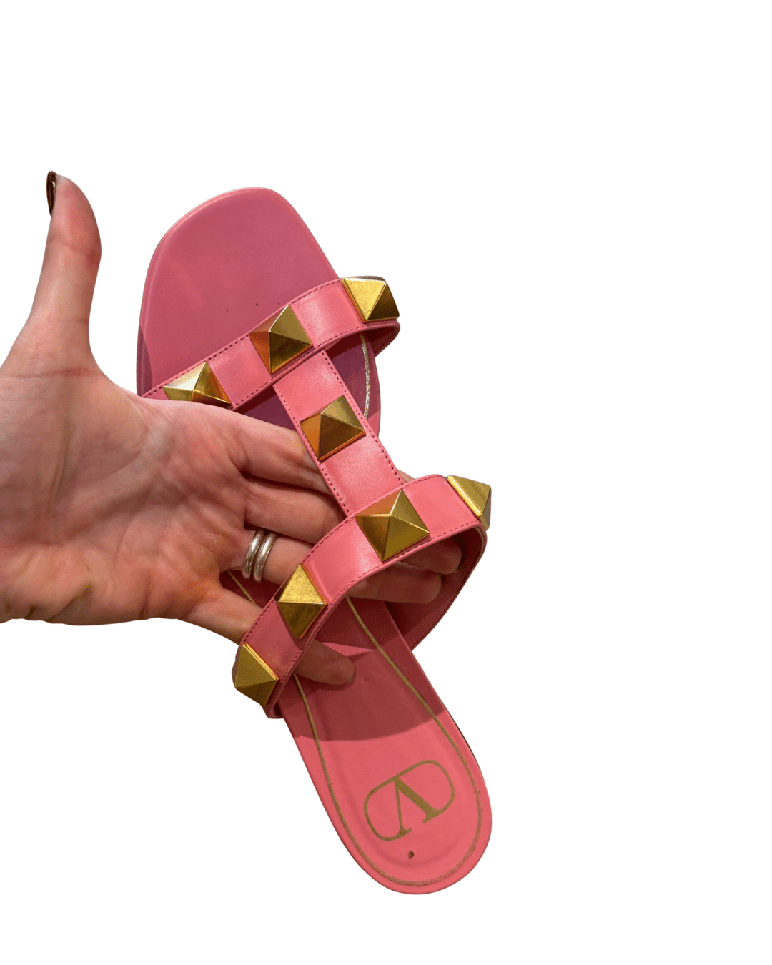 SANDALI FUCSIA VALENTINO ROCKSTUD Nr 40