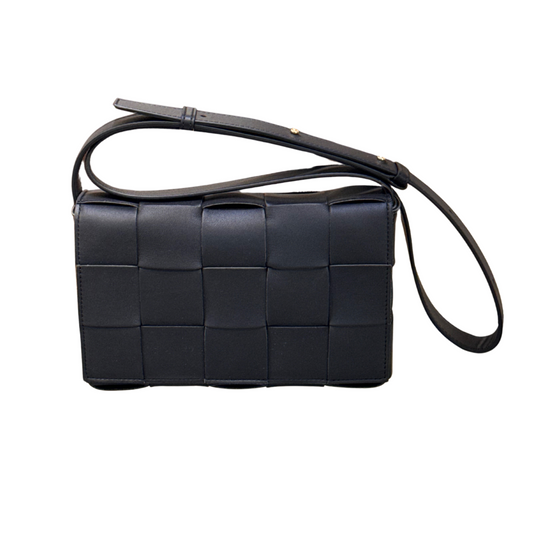 CASSETTE BOTTEGA VENETA NERA