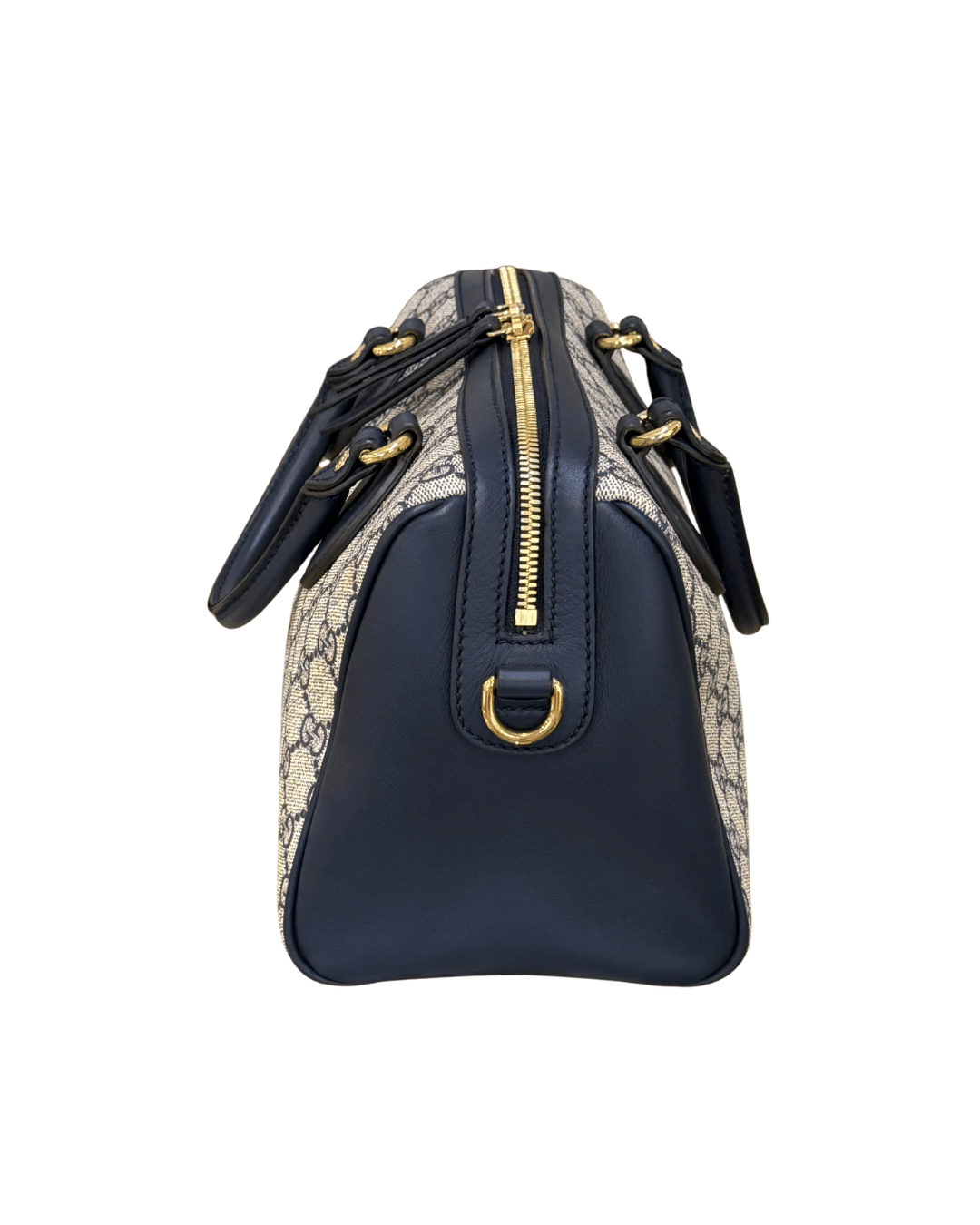 BAULETTO GUCCI BOSTON PVC RIFINITURE BLU