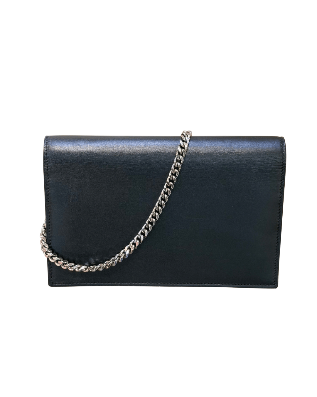 KATE WALLET ON CHAIN YSL NERA CON NAPPINA