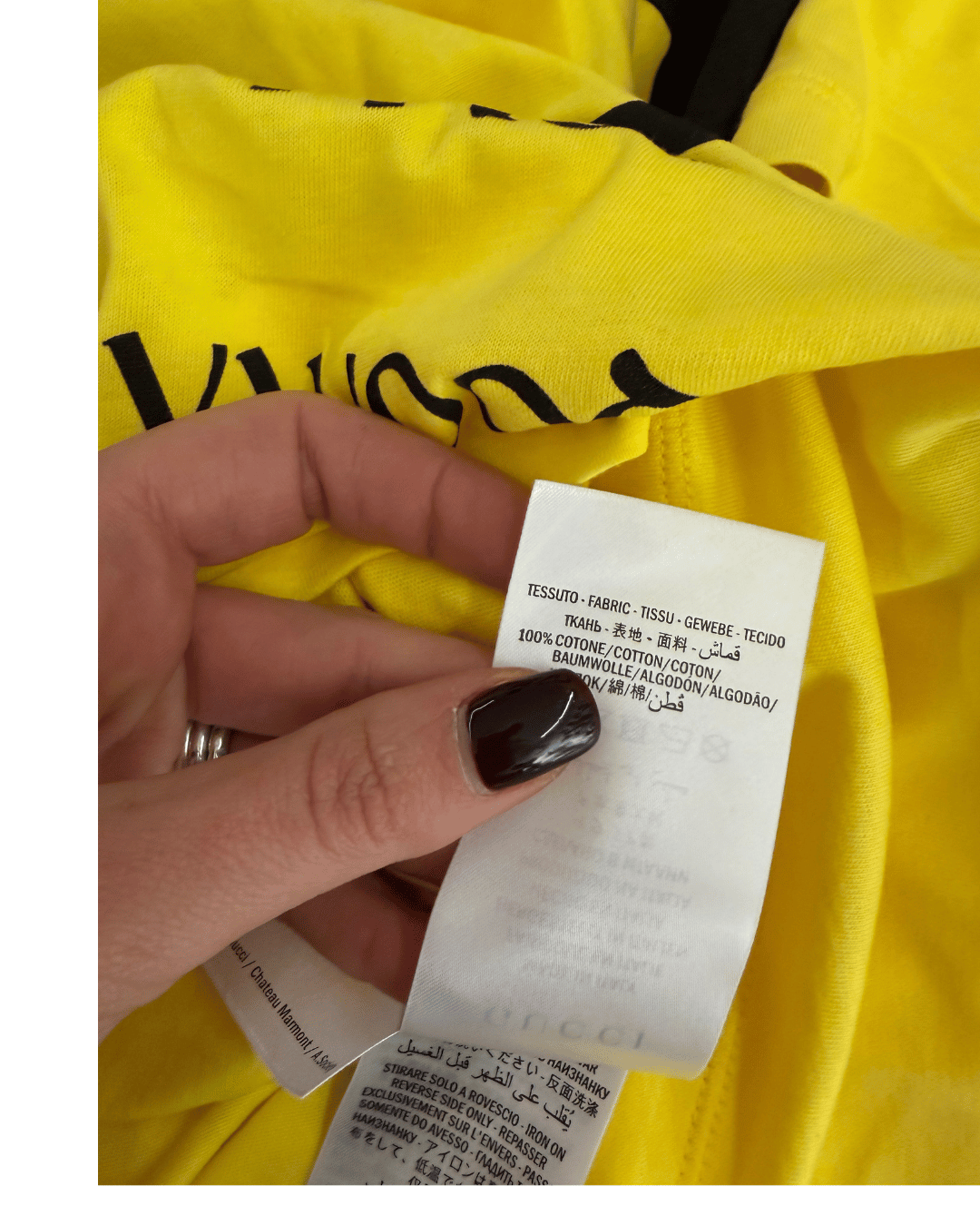 TSHRIT GUCCI GIALLA CHATEAU MARMONT