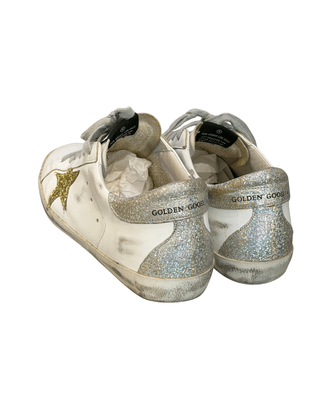 GOLDEN GOOSE SUPERSTAR BIANCHE STELLA ORO Nr 39