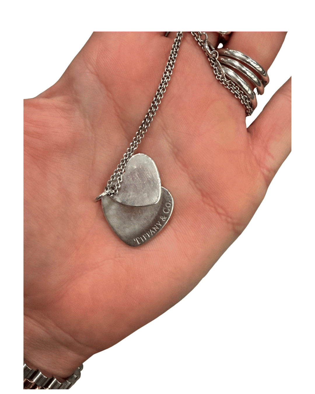 COLLANA TIFFANY DOPPIO CUORE