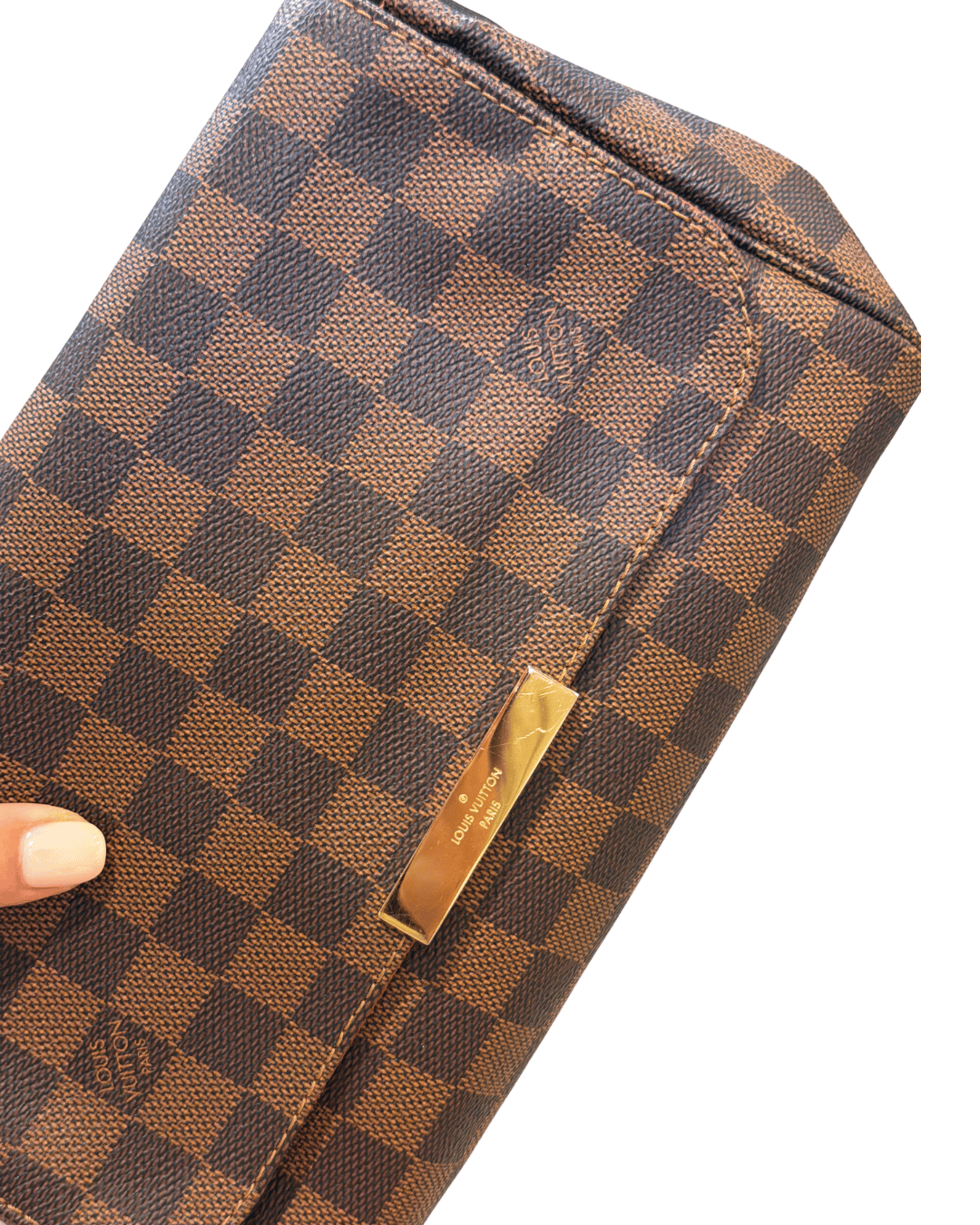 POCHETTE FAVORITE MM DAMIER EBENE LOUIS VUITTON