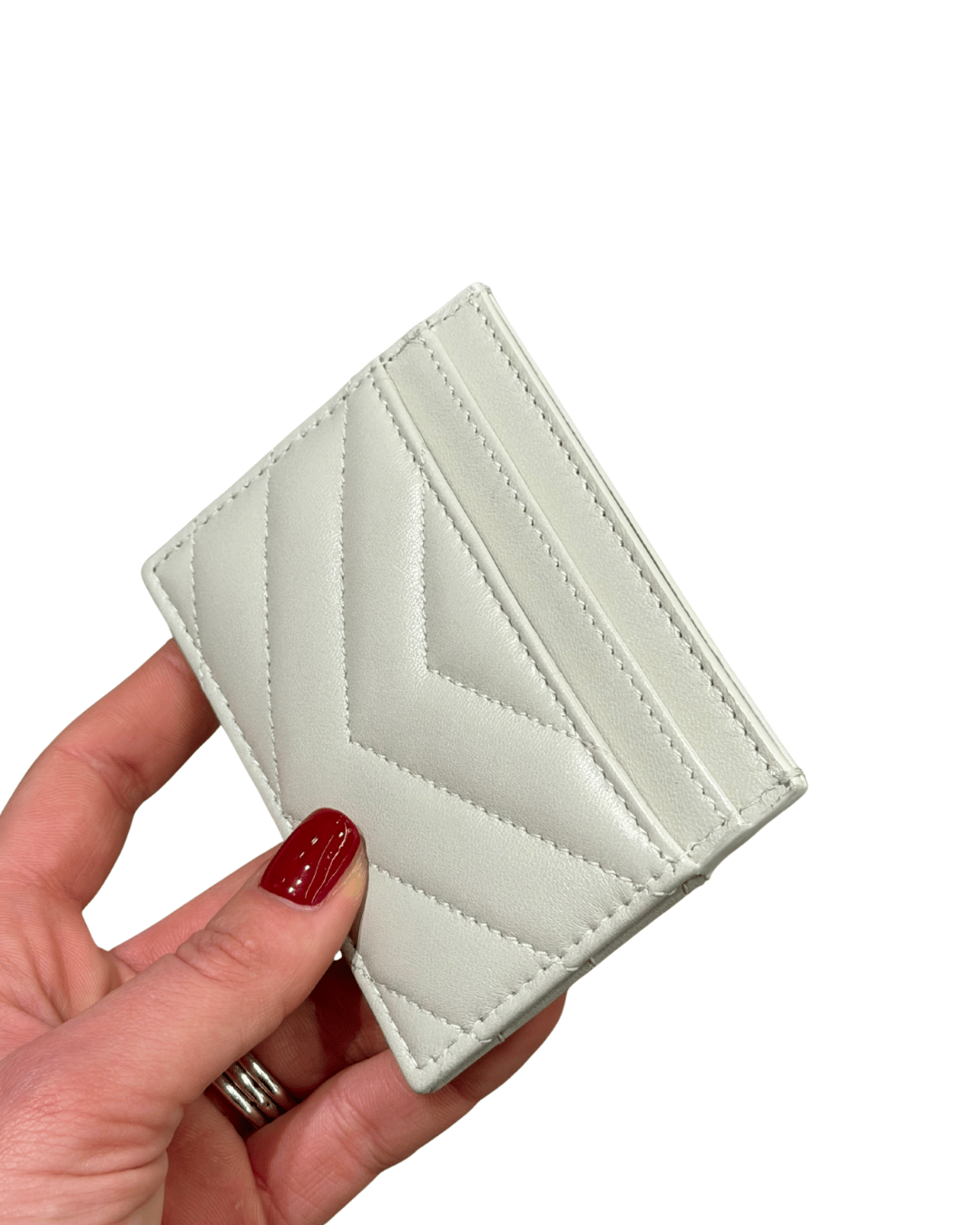 PORTACARTE CASSANDRA YSL AVORIO