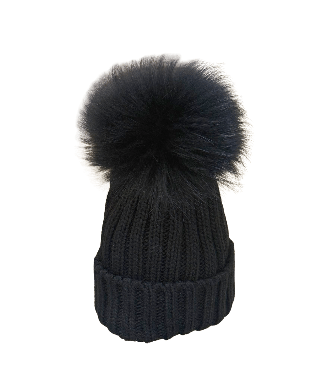 CUFFIA CON POMPOM IN VOLPE