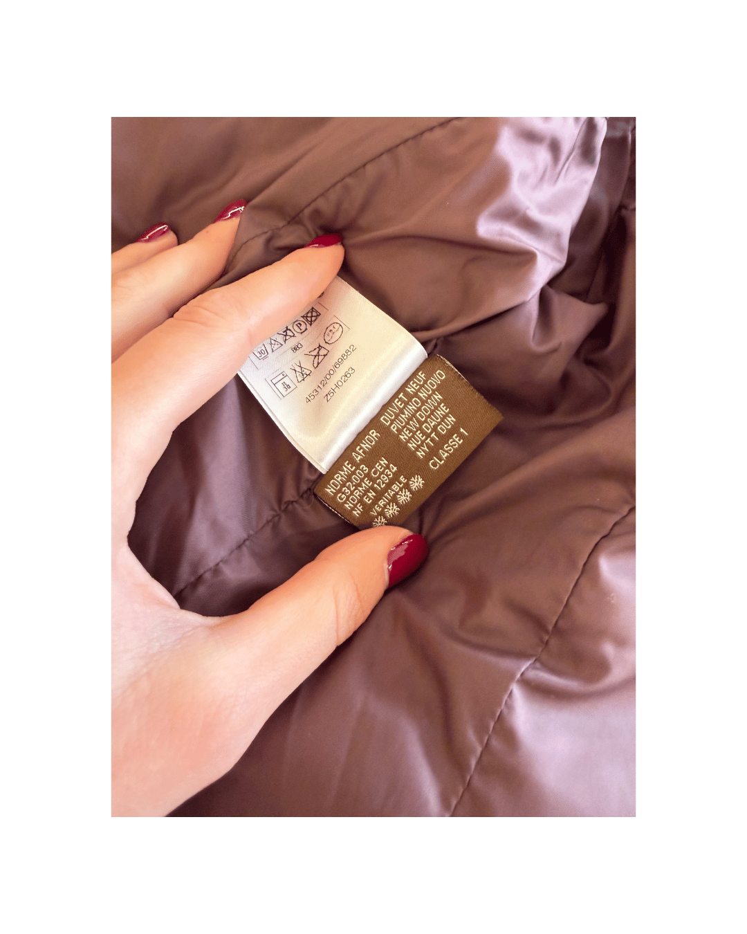 MONCLER TRAPUNTATO CHECK CON ROUCHE