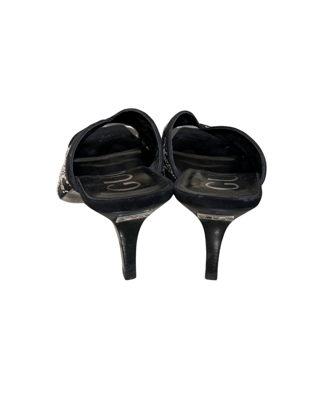 MULES GUCCI CRISTALLI E TELA MESH Nr 37