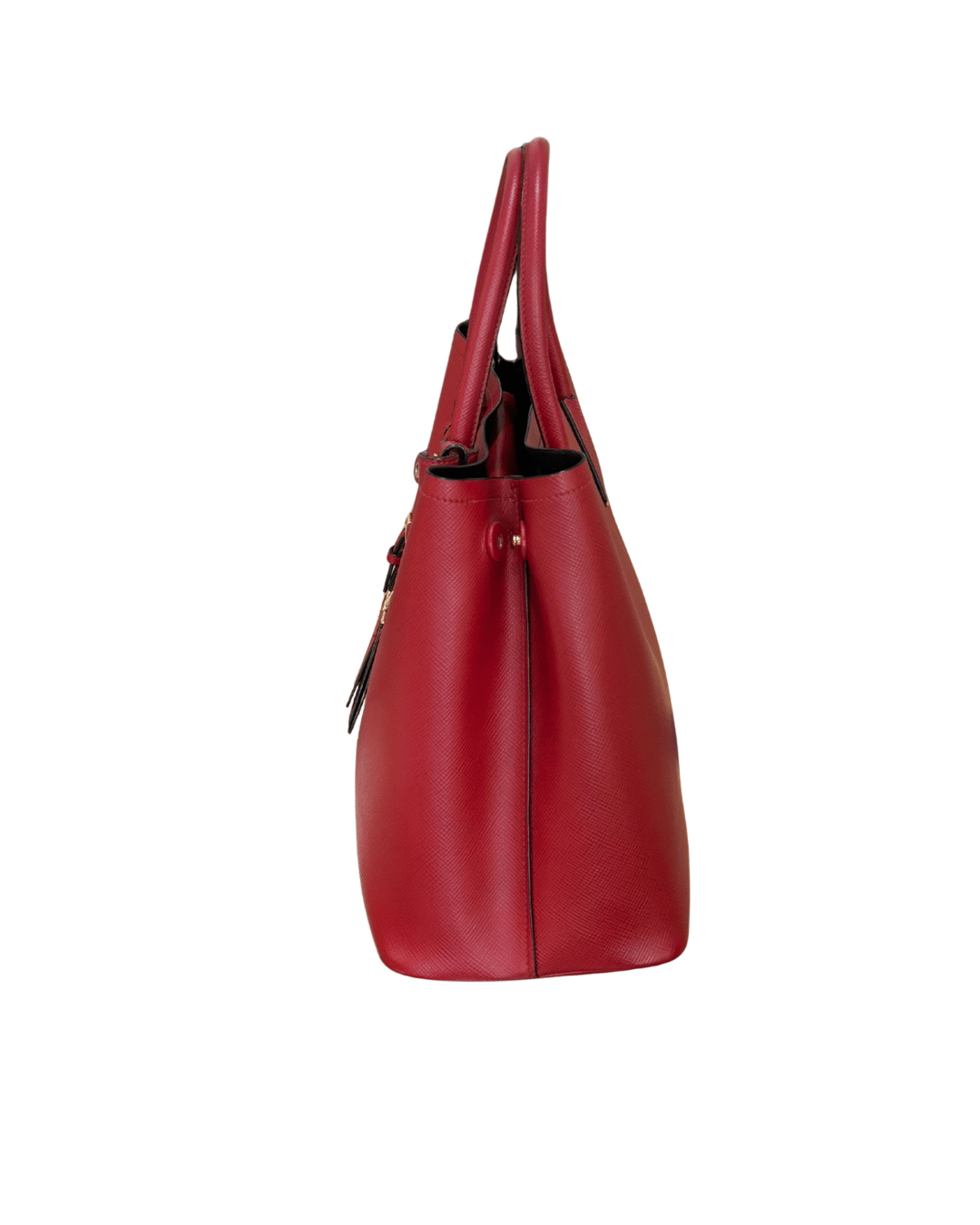 PRADA PELLE SAFFIANO ROSSA A MANO