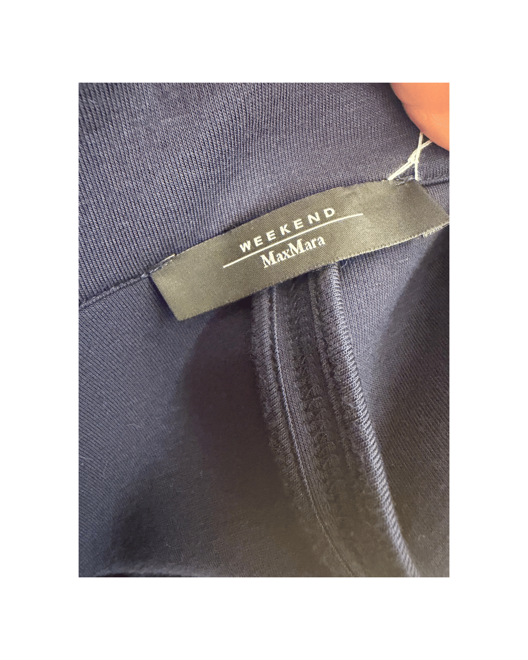 GIACCA FELPATA WEEKEND MAXMARA  BLU NAVY Tg L