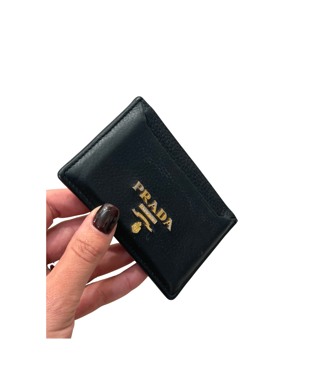 PORTACARTE NERO PRADA