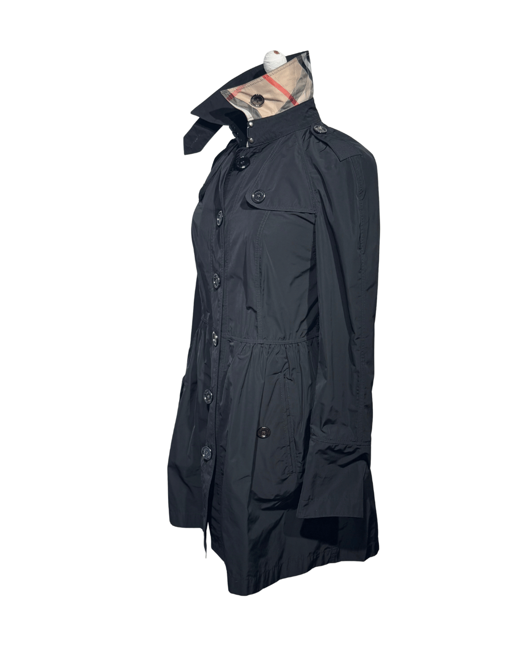 IMPERMEABILE BURBERRY NERO DONNA