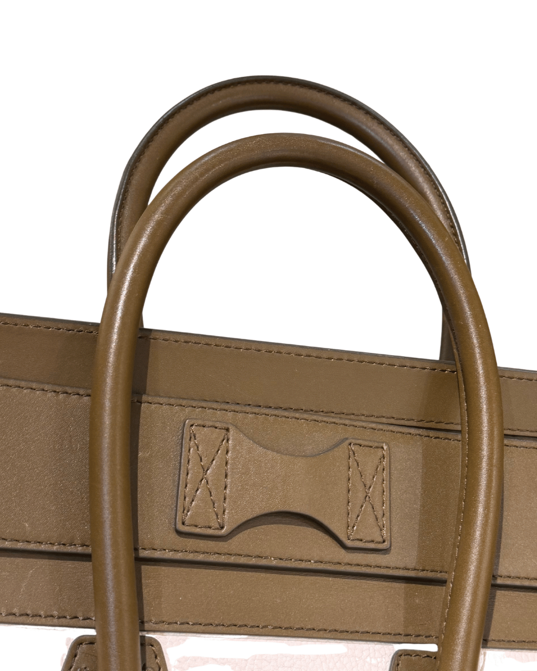 CELINE LUGGAGE TRICOLORE PELLE E SUEDE