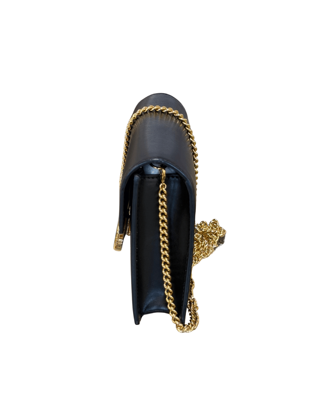 WOC FENDI PELLE LISCIA NERA HARDWARE DORATO