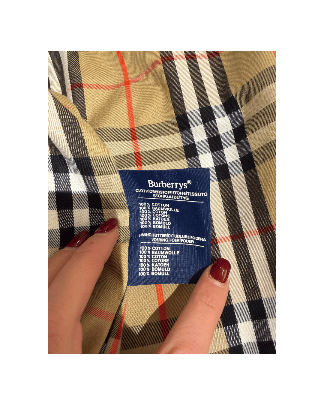 IMPERMEABILE BURBERRY BEIGE 42/44