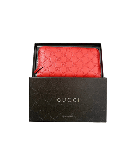PORTAFOGLIO GUCCI COLOR CORALLO