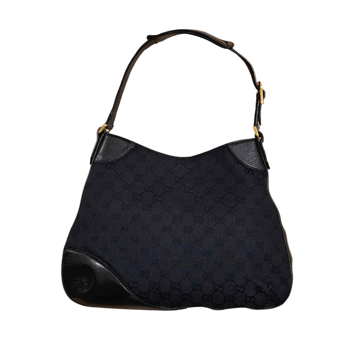 BORSA GUCCI FASCIA WEB NERA GIALLA