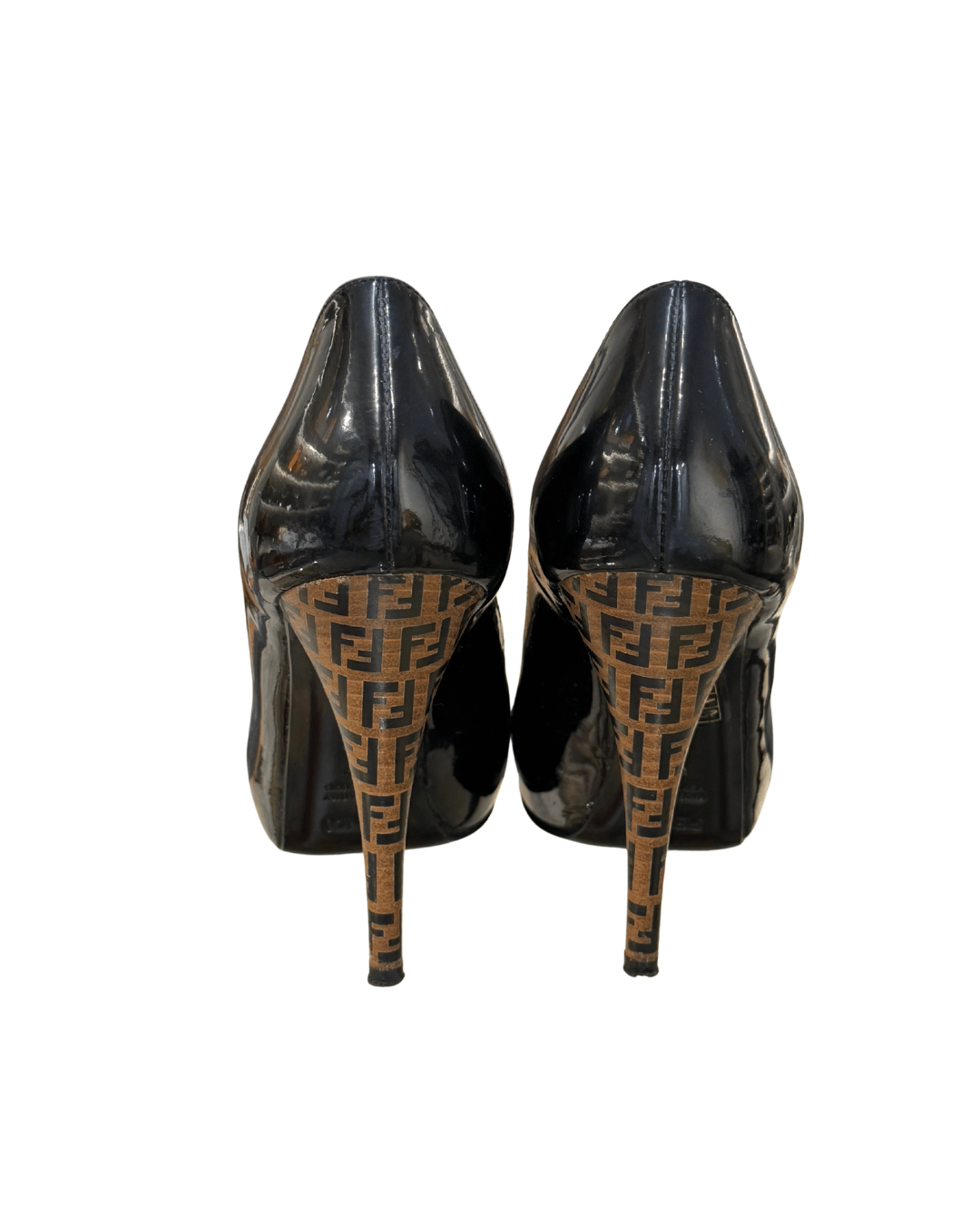 DECOLLETE OPEN TOE FENDI VERNICE Nr 37
